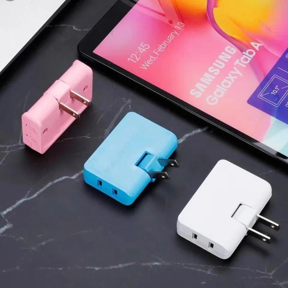 超薄折叠插座三合一多功能多孔180可旋转家用一转三2插头转换器