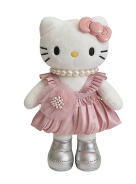 kitty猫花苞裙公仔毛绒包包挂件