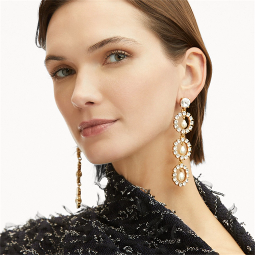 新款欧美风长款夸张耳环