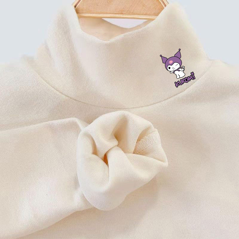 2025年秋冬女童保暖上衣加绒加厚中大童长袖儿童高领德绒打底T恤,童装/婴儿装/亲子装,T恤,淘宝优惠券,粉丝福利购,淘宝优惠卷