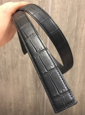 腰带鳄鱼皮男士精品百搭