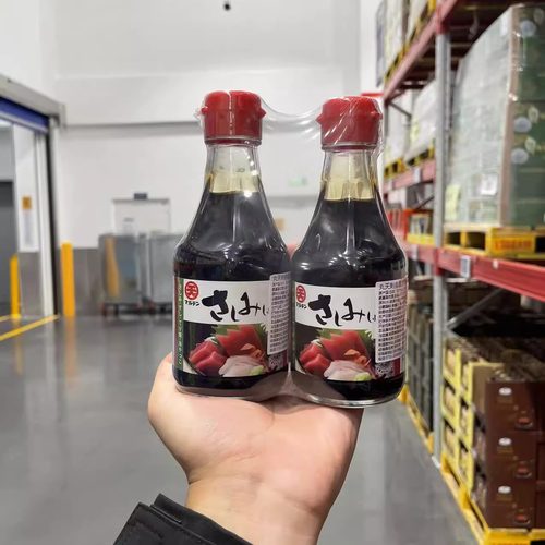 山姆代购日本进口丸天刺身酱油生鱼片寿司芥末料理调料200ml单瓶