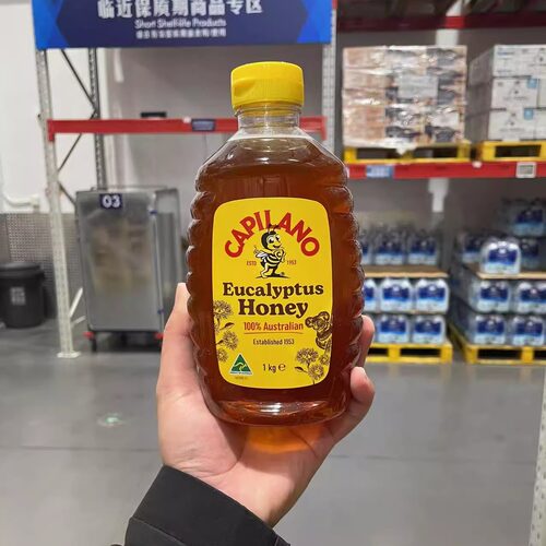 山姆代购Capilano康蜜乐蜂蜜家庭装1kg瓶澳洲进口蜂蜜天然蜜佐餐
