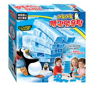 韩国堆塔玩具摇摇晃晃超好玩的企鹅冰塔游戏儿童父母互动玩具现货