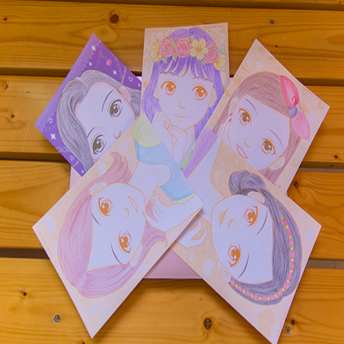 美丽公主贴画儿童专注力游戏面部