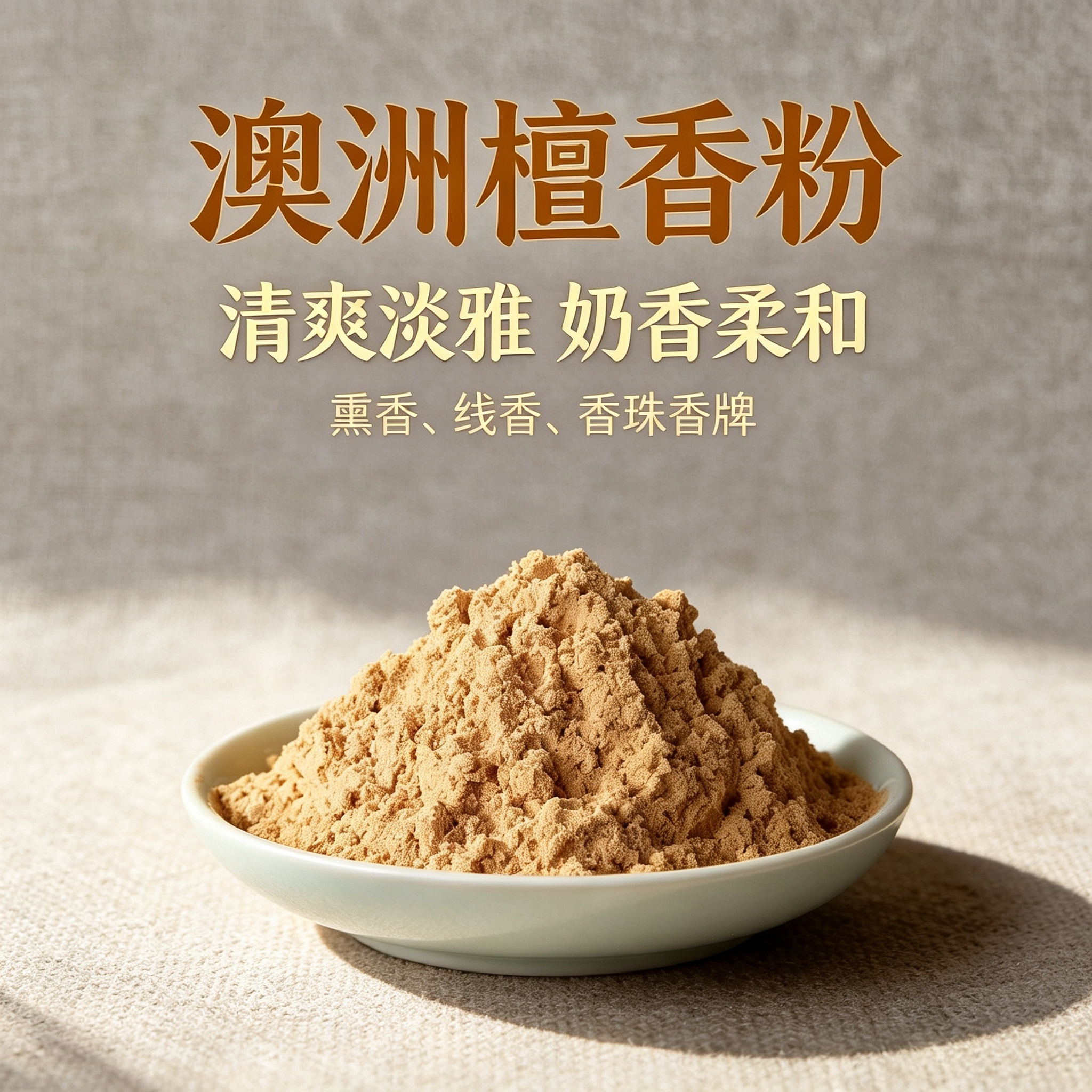 澳洲檀香粉正宗天然香粉打篆香料香薰线香制香寺庙佛香法会礼佛