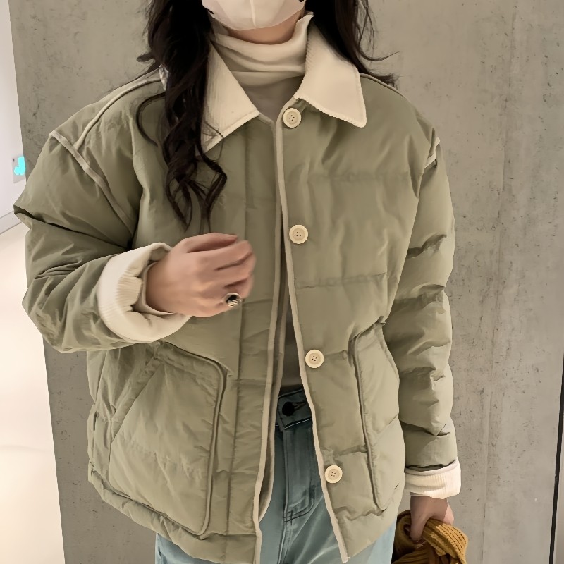 2025年女式冬季新款棉服短款韩系宽松加厚棉衣小香风时尚潮流外套,女装/女士精品,棉衣/棉服,淘宝优惠券,粉丝福利购,淘宝优惠卷