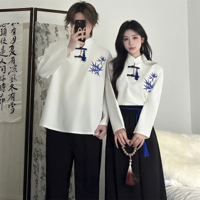 新中式国风汉服古风合唱毕业班服
