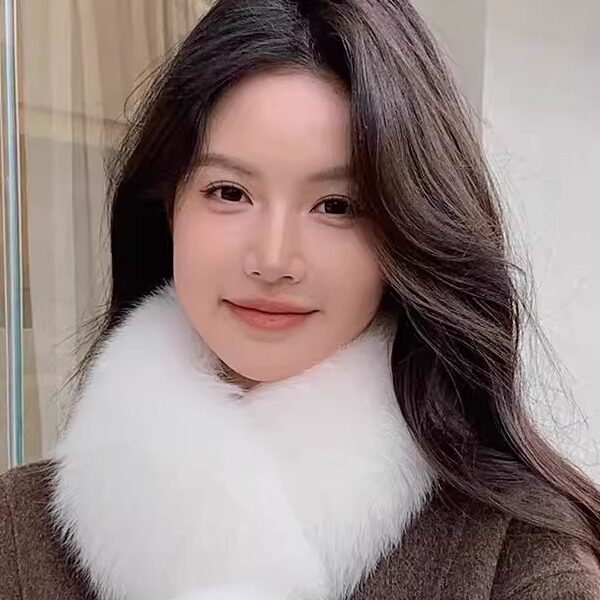 围巾女士冬季新款加厚毛毛围脖真狐狸毛领子时尚韩式护颈保暖脖套