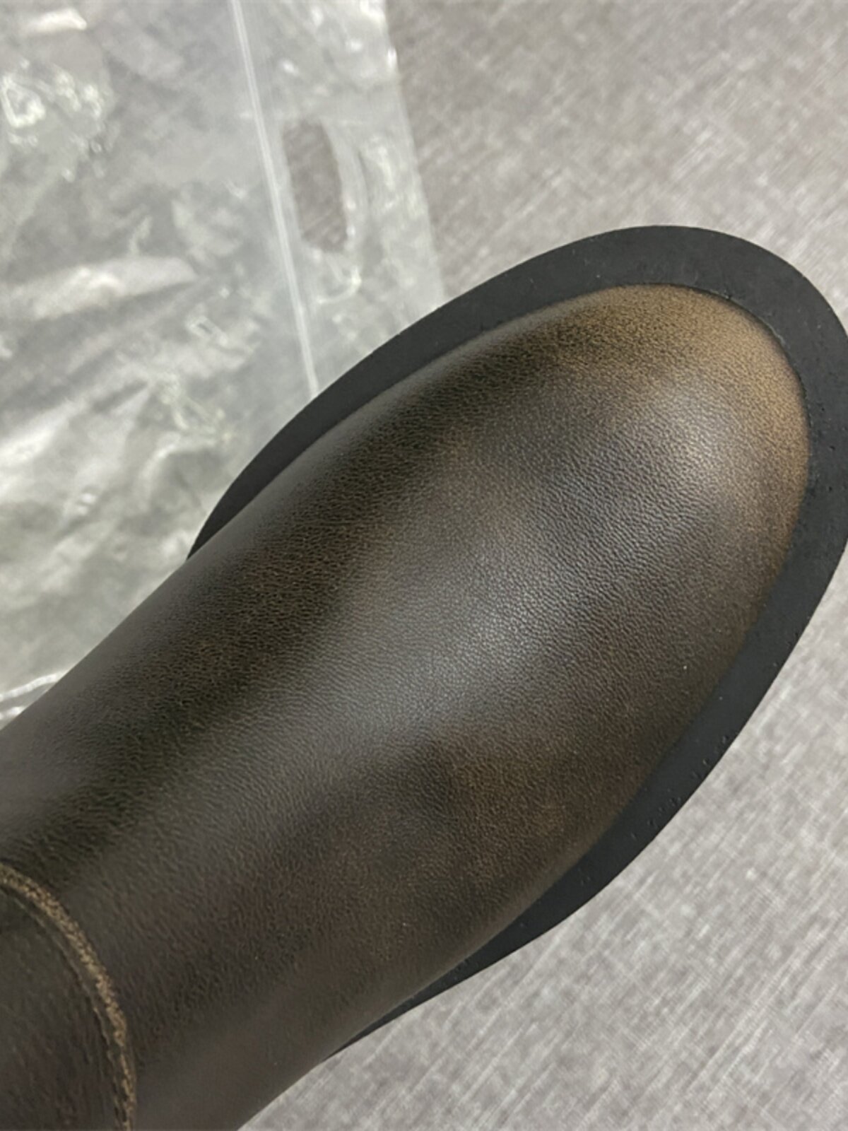 SOURCE SINGLE GOOD GOODS RETRO DISTRESSED SLEEVE MID-RISE BOOTS SINGLE BOOTS WOMENS BOOTS BIKER BOOTS BELT BUCKLE WESTERN COWBOY BOOTS