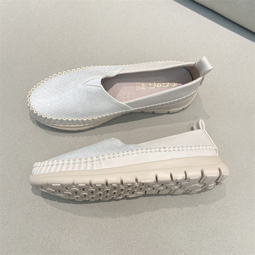 巨舒适好穿真皮垫乐福鞋女鞋