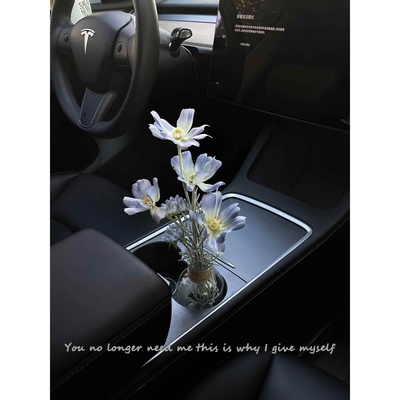 理想l6汽车内花束花瓶摆件l7/l8/l9/one车载装饰用品大全空瓶干花