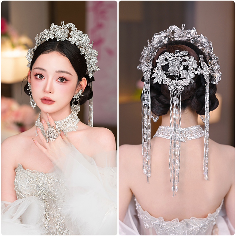 爱诗薇皇冠水钻合金日韩婚礼新娘