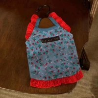 Клубника, эффект подтяжки, цветочный принт