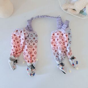 款 狗狗鞋 四季 防脏裤 透气软底中小型犬泰迪比熊防掉防滑腿 子薄款