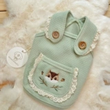 Лесная вышитая кружевная вафельная вафельная вафель