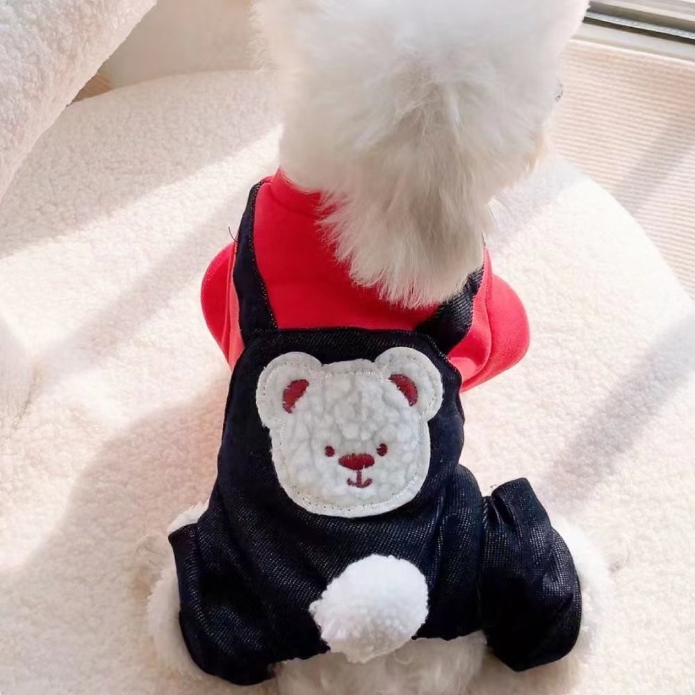 宠物衣服秋冬加绒保暖猫咪