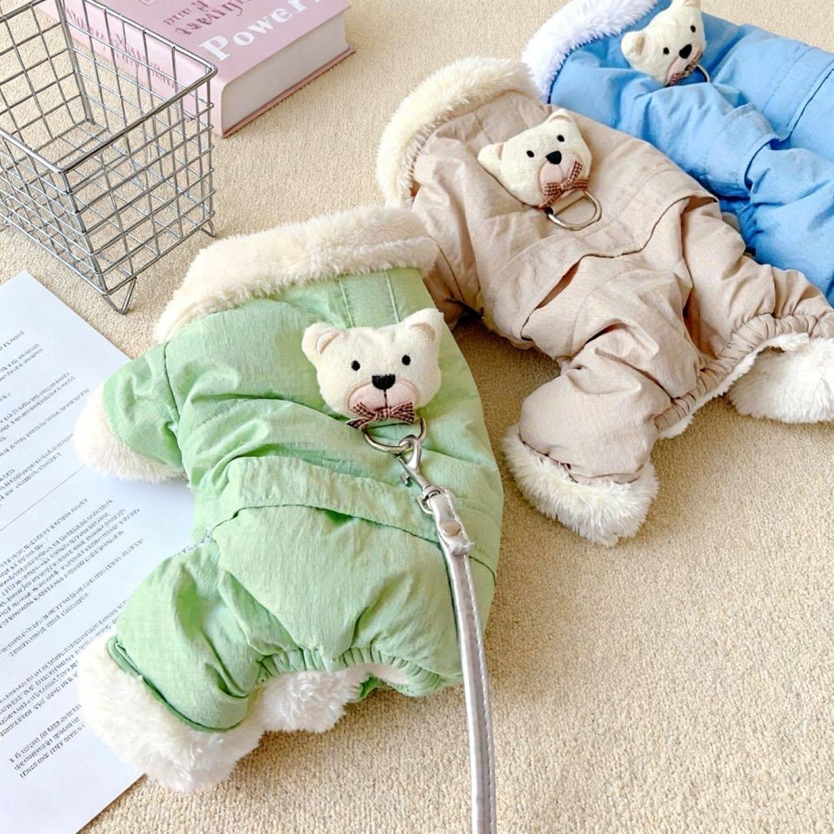 宠物狗衣服秋冬装厚款可爱泰迪四腿牵引棉衣小型四脚犬泰迪比熊,宠物/宠物食品及用品,猫宠物服装/雨衣（新）,淘宝优惠券,粉丝福利购,淘宝优惠卷