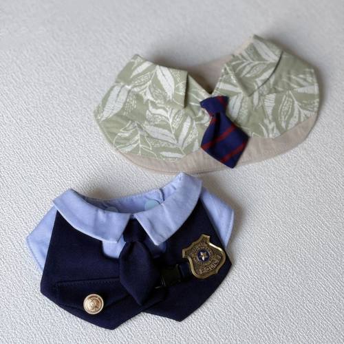 动物城宠物口水巾猫咪狗狗围脖可爱帅气狗狗装饰中小型犬创意领带