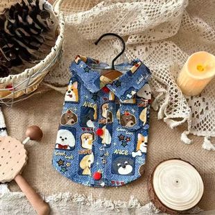 新款 狗狗宠物猫咪外套用品泰迪比熊春夏小型犬衣服用品服饰