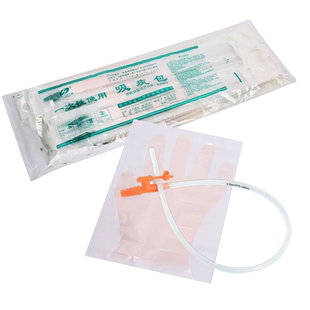 华越硅胶吸痰管医用一次性气切吸痰管成人柔软手动电动吸痰器通用