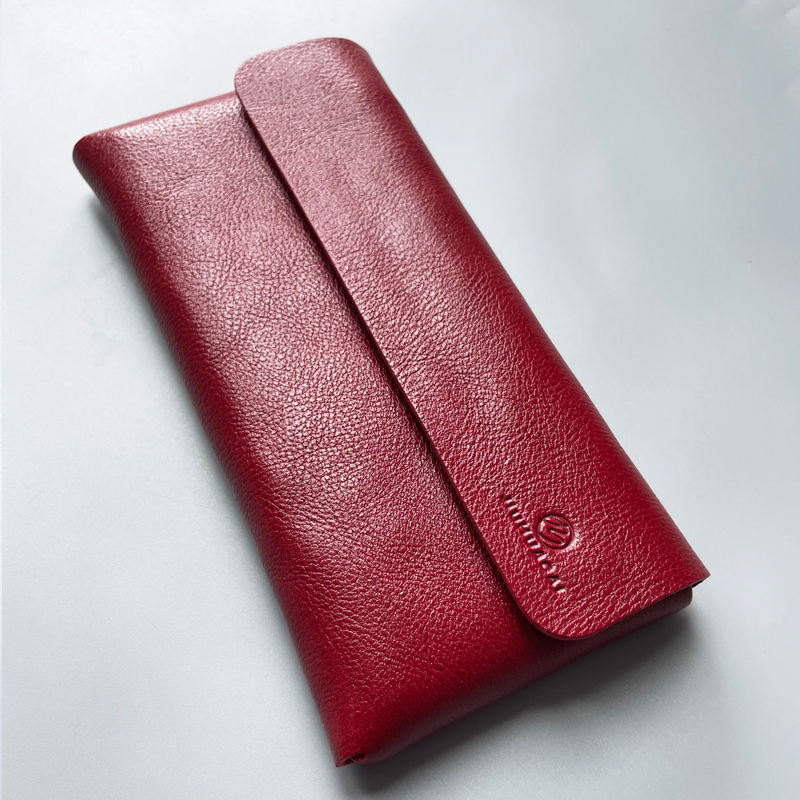 九华彩vivo手机Xfold5 3保护套牛皮纯手工适用X200pro手机套壳头层牛皮s19皮套真皮防摔全包简约商务男款信封