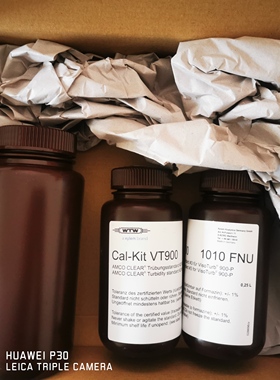 WTW进口VisoTurb®900P型浊度电极专用600702浊度标液124/1010FNU