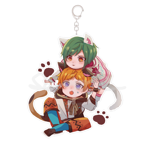 绮丽屋日本动漫周边a3满开剧团皇天马琉璃川幸透明亚克力挂件包邮