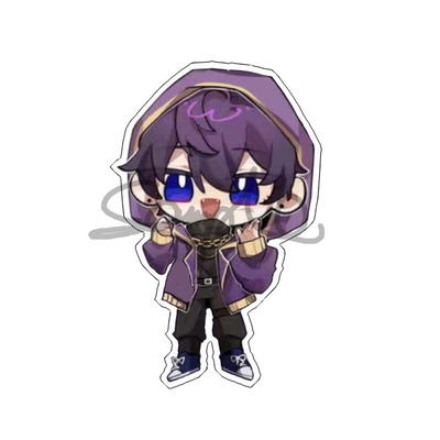 动漫周边游戏周边彩虹社主播SHOTO Q版透明亚克力挂件现货满包邮