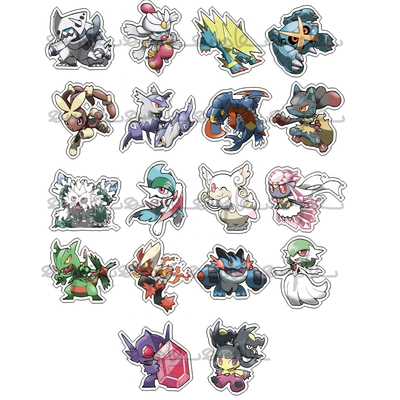 动漫游戏周边口袋妖怪宝可梦超能女皇透明亚克力挂件新现货满包邮