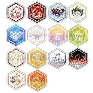 动漫游戏周边明日方舟蚀刻章双面亚克力挂件挂饰全新现货满包邮