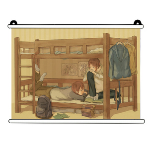 绮丽屋日本动漫周边少年同盟浅羽悠太壁画挂画满百包邮淘金币