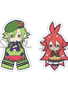 动漫游戏周边HTF欢乐树的朋友们FLAKY/FLIPPY挂挂透明亚克力挂件