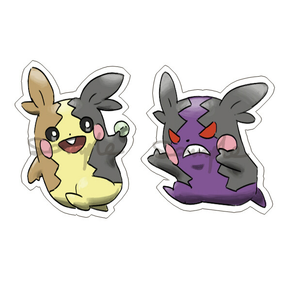 日本动漫周边周边口袋妖怪宝可梦莫鲁贝可q版透明亚克力挂件现货