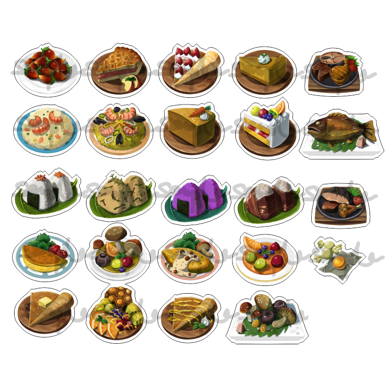 动漫游戏周边塞尔达传说王国之泪料理透明亚克力挂件现货满百包邮