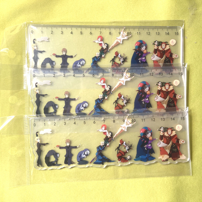动漫游戏周边Fate Zero英灵透明亚克力尺子直尺全新新品满百包邮