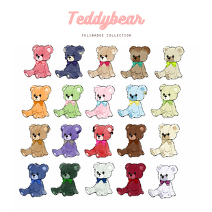 绮丽屋日本动漫周边A3满开剧团拟小熊泰迪熊透明亚克力挂件满包邮