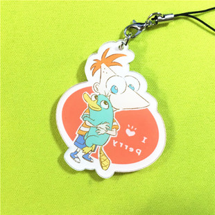 绮丽屋动漫周边鸭嘴兽泰瑞飞哥·弗林亚克力挂件满百包邮淘金币