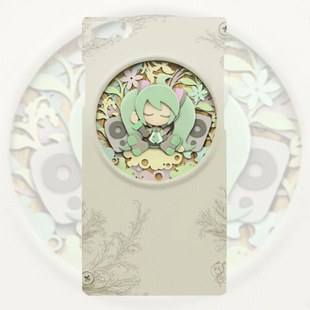 绮丽屋日本动漫周边vocaloid/V家初音未来纸片人苹果手机壳套包邮