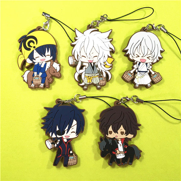 绮丽屋日本原单散货动漫周边刀剑乱舞马当番橡胶挂件满百包邮新品