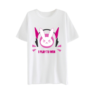 绮丽屋日本动漫周边守望先锋D.VA自毁模式短袖T恤满百包邮淘金币