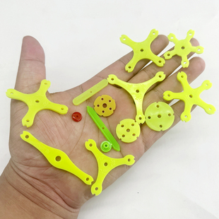 翻板钩配件DIY渔具小配件翻板钩加厚三角片扁担两叉三叉四叉扁担