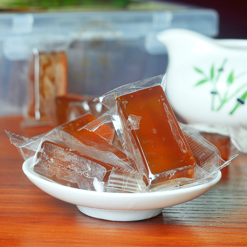 广西桂林特产传统手工蜂蜜姜糖老式水晶软糖块80后怀旧网红零食品