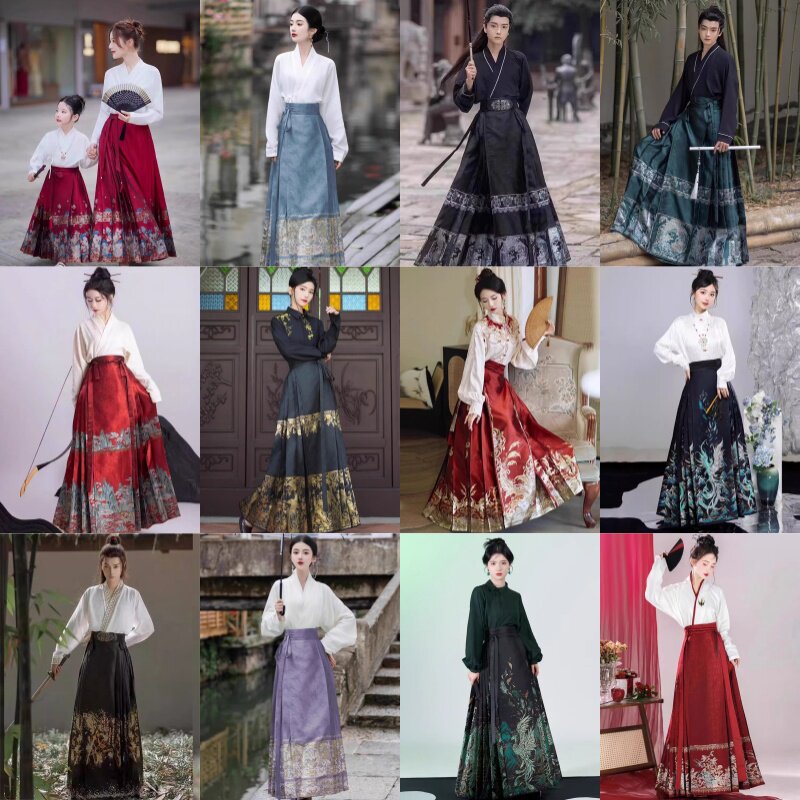 出租马面裙套装秋冬新款运动会服装男女款成人新中式改良汉服租赁,女装/女士精品,汉服套装,淘宝优惠券,粉丝福利购,淘宝优惠卷