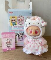 The official new LABUBU vinyl plush HELLO KITTY Sanrio Labubu vinyl plush figure thumbnail 6