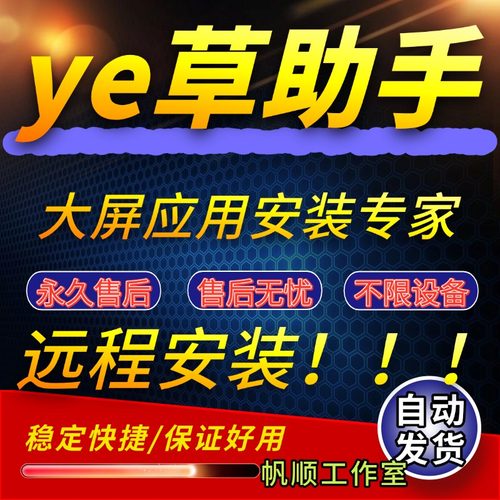 野草助手欢视助手 口令安装包电视下载安装第三方软件应用App