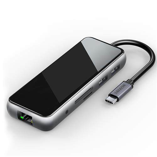 山泽typec拓展坞扩展usb笔记本手机hdmi分线器HUB雷电3多接口适用