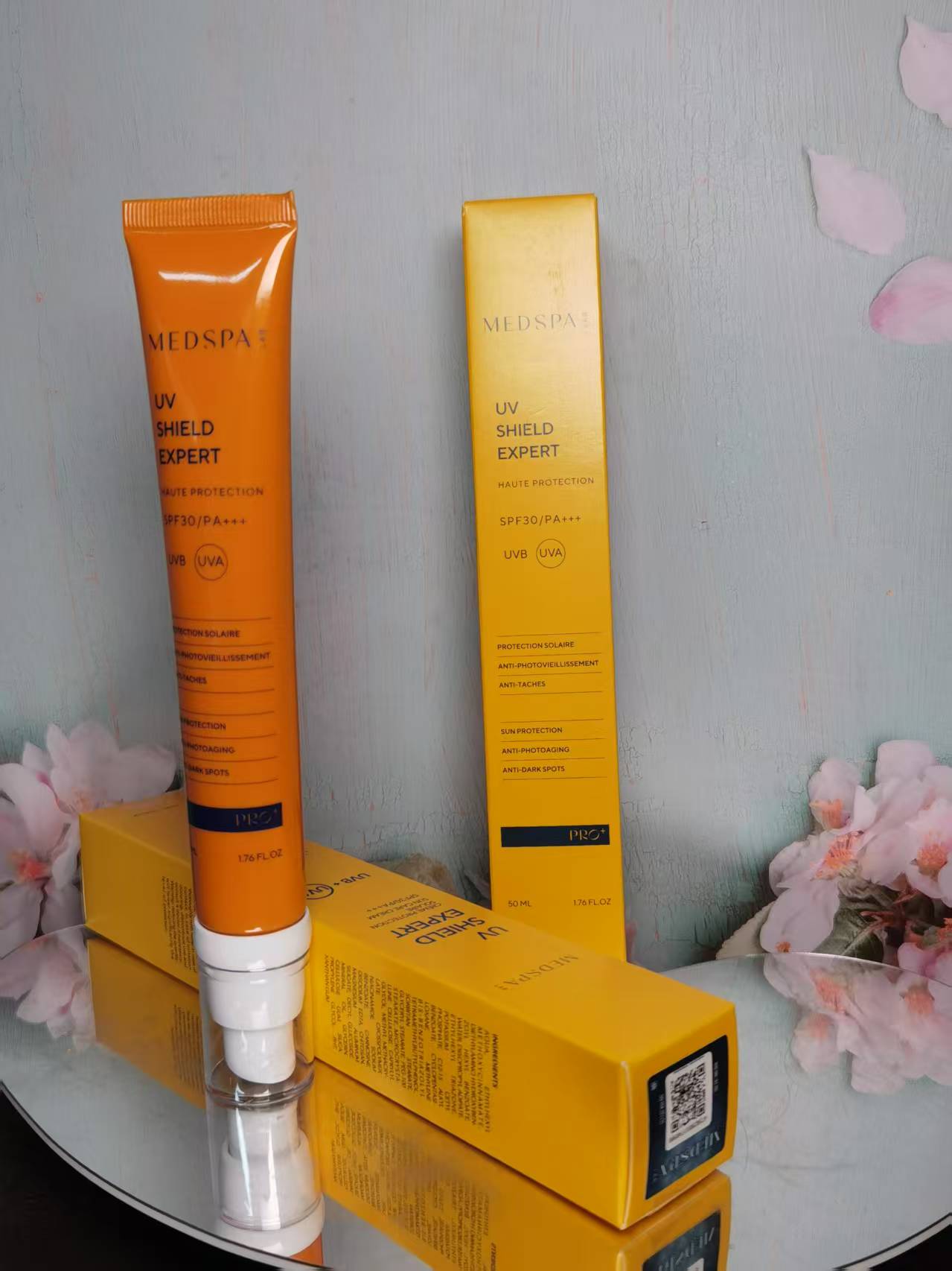 202701 现货美帕防晒霜SPF30轻薄透气不油腻清爽孕妇敏肌可用50ml