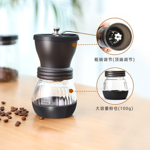 hario陶瓷磨芯手摇咖啡器具