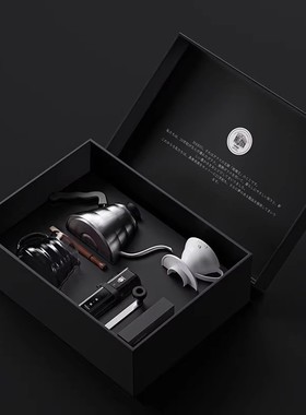 HARIO手冲咖啡套装V60滴滤滤杯手冲壶磨豆机分享壶器具新年礼盒装